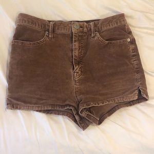 Urban outfitters BDG High rise corduroy shorts